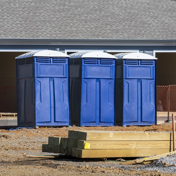 how do i determine the correct number of portable restrooms necessary for my event in Harmony California